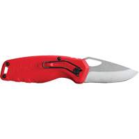 Compact Folding Knife, 2-1/2" Blade, Stainless Steel Blade, Metal Handle Brunswick Fyr & Safety