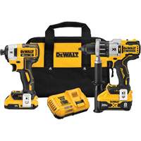Max XR&reg; Hammer Drill/Driver & Impact Driver Kit, Lithium-Ion, 20 V Brunswick Fyr & Safety
