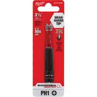 Embout de tournevis Shockwave Impact Duty, Phillips, Embout #1, Prise 1/4", Longueur 3-1/2" Brunswick Fyr & Safety