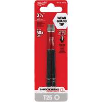 Embout de tournevis Shockwave Impact Duty, Torx, Embout T-25, Prise 1/4", Longueur 3-1/2" Brunswick Fyr & Safety