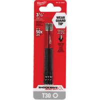 Embout de tournevis Shockwave Impact Duty, Torx, Embout T-30, Prise 1/4", Longueur 3-1/2" Brunswick Fyr & Safety
