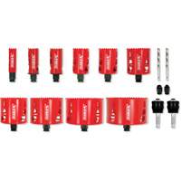 Electrician's Bi-Metal Hole Saw Set, 16 Pieces Brunswick Fyr & Safety