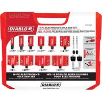 Electrician's Bi-Metal Hole Saw Set, 16 Pieces Brunswick Fyr & Safety