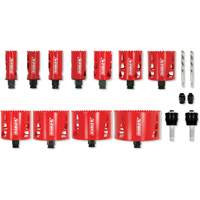 Plumber's Bi-Metal Hole Saw Set, 17 Pieces Brunswick Fyr & Safety