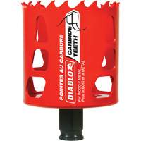 Scie cloche pour bois et m&eacute;tal, 2-1/2", Profondeur de la coupe 2-3/8", Carbure Brunswick Fyr & Safety