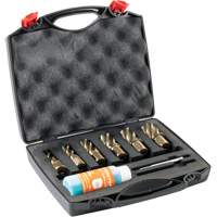 Ensemble de fraises annulaires &agrave; carotter SST, Bronze, Profondeur de la coupe de 1", Tige 3/4" Brunswick Fyr & Safety