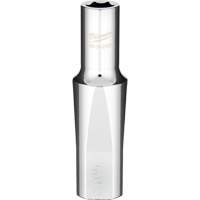 SAE Socket with Four Flat Sides, 3/8", 1/2" Drive, 6 Points, Deep Brunswick Fyr & Safety