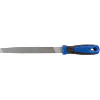 Mill File With Handle, Flat, 8", Smooth Brunswick Fyr & Safety