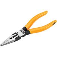 Pitbull Dipped Handle Long Nose Pliers, 6" L Brunswick Fyr & Safety