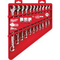 SAE Wrench Set, Combination, 11 Pieces, Imperial UAV554 | Brunswick Fyr & Safety