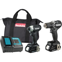 LXT BL Sub-Compact 2 Tool Combo Kit, Lithium-Ion, 18 V Brunswick Fyr & Safety
