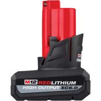 M12 Redlithium High Output XC5.0 Battery Pack, Lithium-Ion, 12 V, 5 Ah Brunswick Fyr & Safety