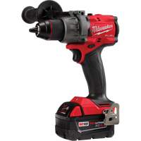 M18 Fuel Drill/Driver Kit, Lithium-Ion, 18 V, 1/2" Chuck, 1400 in-lbs Torque Brunswick Fyr & Safety