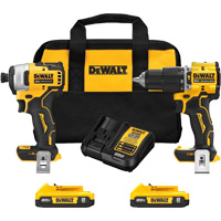 Atomic Cordless & Brushless Two-Tool Combo Kit, Lithium-Ion, 20 V Brunswick Fyr & Safety