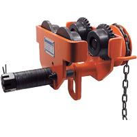 Chariot &agrave; engrenage pour usage intensif s&eacute;rie SGT, 10 000 lb (5 tonnes) Capacit&eacute;, 4-1/2" - 8-1/32" Brunswick Fyr & Safety