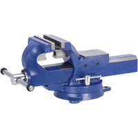 JADV-6 Super Heavy-Duty Bench Vise, 6" Jaw Width, 3-6/10" Throat Depth Brunswick Fyr & Safety