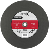 Meule &agrave; tronçonner PowerPlus A24R, 12" x 1/8", Arbre de 20 mm, Type 1, 6600 Tr/min Brunswick Fyr & Safety