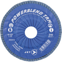 PowerBlend™ Trimmable Flap Disc, 5" x 7/8", Type 29, Z40 Grit, Zirconia Alumina UAV979 | Brunswick Fyr & Safety