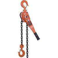 KLP Series Lever Chain Hoists, 10' Lift, 6000 lbs. (3 tons) Capacity, Steel Chain UAW098 | Brunswick Fyr & Safety