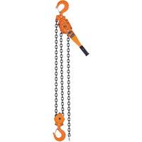 KLP Series Lever Chain Hoists, 5' Lift, 12000 lbs. (6 tons) Capacity, Steel Chain UAW101 | Brunswick Fyr & Safety