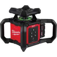 M18™ Green Interior Rotary Laser Level Kit with Remote/Receiver & Wall Mount Bracket, 1000' (304.8 m) UAW813 | Brunswick Fyr & Safety