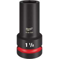 Shockwave Impact Duty Thin Wall Extra Socket, Impact, 1-1/8", 1" Drive, 6 Points, Deep Brunswick Fyr & Safety