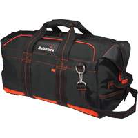 Sac professionnel de 24" pour &eacute;quipement d'entrepreneur, Polyester balistique, Noir/Rouge Brunswick Fyr & Safety