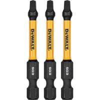3-Piece FLEXTORQ&reg; Impact Screwdriving Bits, Square, #3, 1/4" Drive Brunswick Fyr & Safety