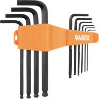 L-Style Long Ball-End Hex Key Set, 10 Pcs., Metric Brunswick Fyr & Safety