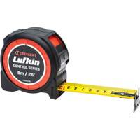 Control Series™ Yellow Clad Tape Measure, 1-3/16" x 26'/8 m, Imperial & Metric Graduations UAX563 | Brunswick Fyr & Safety
