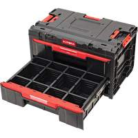 Arx&reg; 2-Drawer Toolbox, 23-1/10" x 15" x 13-2/5", Black Brunswick Fyr & Safety