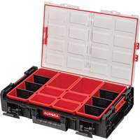 Arx&reg; 2X-Large Organizer with Bins, 23" x 15-1/5" x 6-4/5", Black Brunswick Fyr & Safety