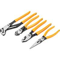 PITBULL Mixed Dual Material Plier Set, 4 Pieces Brunswick Fyr & Safety