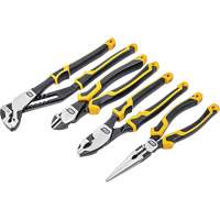 PITBULL Dual Material Mixed Plier Set, 4 Pieces Brunswick Fyr & Safety