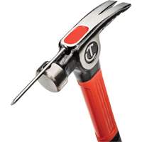 General Purpose Hammer, 16 oz., Fibreglass/Cushion Handle, 14" L Brunswick Fyr & Safety