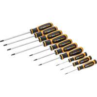 Torx&reg; Dual Material Screwdriver Set in Foam Storage Tray, 10 Pcs. Brunswick Fyr & Safety