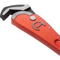 Cl&eacute; pour tuyau acier auto-ajustable, Cap des m&acirc;choires 1-1/2", Longueur 12", Fini Rev&ecirc;tement en poudre, Prise Non-ergonomique Brunswick Fyr & Safety