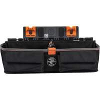 Module pour grande poche avec crochet en S Bucket Work Centre, Nylon, 3 pochettes, Noir/Orange Brunswick Fyr & Safety