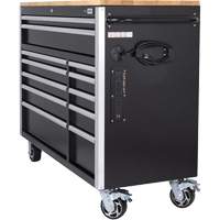 HDRC5212 HD Series Roller Cabinet, 12 Drawers, 51-1/4" W x 21" D x 40-3/10" H, Black Brunswick Fyr & Safety