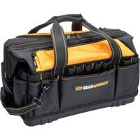 Professional 20" Tool Bag, Nylon, 33 Pockets, Black/Orange Brunswick Fyr & Safety