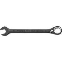 Metric Spline Combination Reversible Ratcheting Wrench, Black/Chrome Finish Brunswick Fyr & Safety