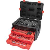 1/4", 3/8" & 1/2" Mechanics Hand Tool Set with 3-Drawer Storage Case Brunswick Fyr & Safety