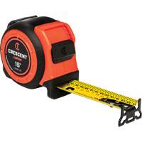 CONTROLTOUCH Tape Measure, 1-3/16" x 16', SAE Graduations Brunswick Fyr & Safety