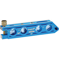 Niveau torpille moul&eacute; sous pression TRUE BLUE, 6" lo, Aluminium, 4 fioles Brunswick Fyr & Safety