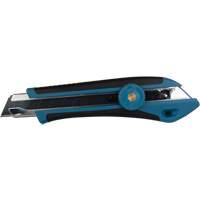 Couteau professionnel de 18 mm, Acier inoxydable, Robuste, Prise en Caoutchouc Brunswick Fyr & Safety