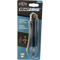 Couteau professionnel de 18 mm, Acier inoxydable, Robuste, Prise en Caoutchouc Brunswick Fyr & Safety