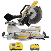 20V MAX* XR&reg;  Double Bevel Sliding Miter Saw Kit Brunswick Fyr & Safety