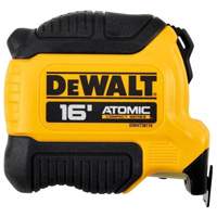 ATOMIC COMPACT SERIES Tape Measure, 16', Imperial Graduations Brunswick Fyr & Safety