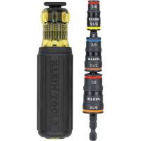 Jeu de douilles &agrave; chocs r&eacute;versibles 7 en 1 avec poign&eacute;e, Prise 1/2"/5/16"/1/4"/7/16"/9/16"/3/8', 7 mr Brunswick Fyr & Safety