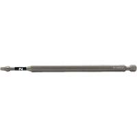 Impactech&reg; Power Bit, Square, #2 Tip, 1/4" Drive Size, 6" Length Brunswick Fyr & Safety